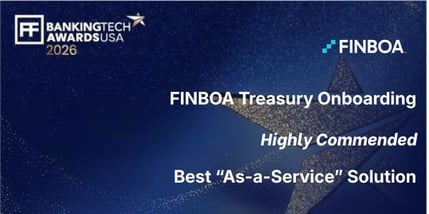 News | FINBOA Treasury Onboarding Earns “Highly Commended” Distinction at 2026 Banking Tech Awards