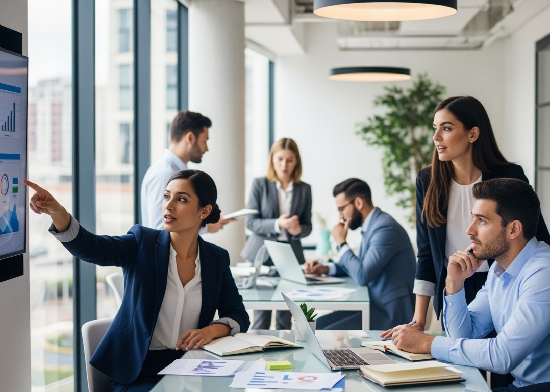 Grooup of Young Professionals around Table_2674812411_edited
