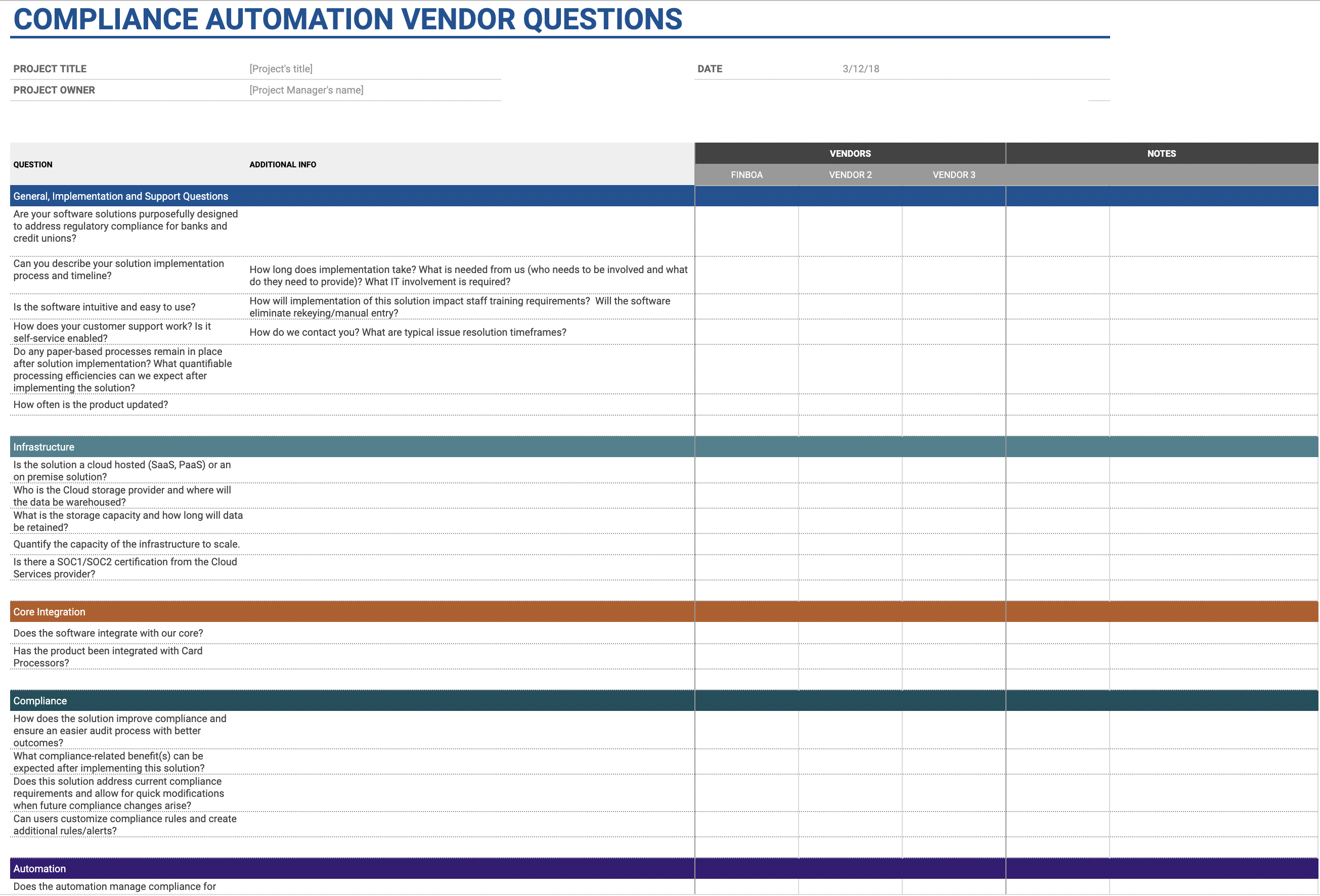 Vendor-Evaluation Vendor-Evaluation
